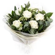 Valentine's SIx White Roses